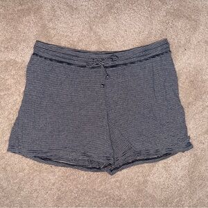 Striped Blue Pajama Shorts